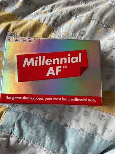 Millennial party card game - af,