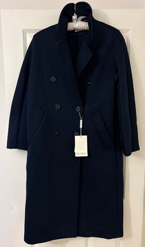 Max mara navy boyfriend coat - boyfriend,