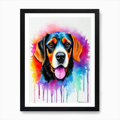 Black and tan coonhound - black,