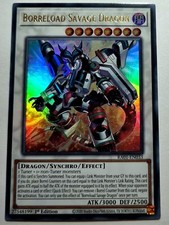 Yugioh! Borreload Savage Dragon 1st Ed engl. RA01-EN033 Ultra Rare 25th Anniv.