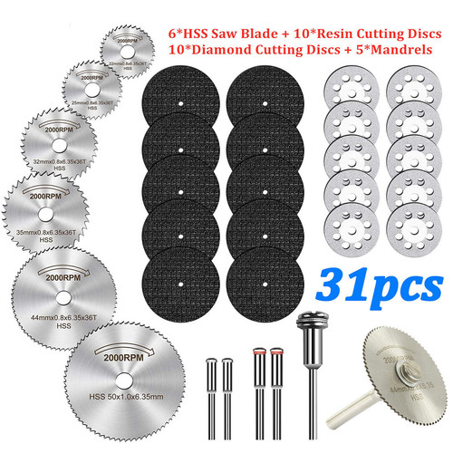 31pcs diamond cutting discs - cutting,