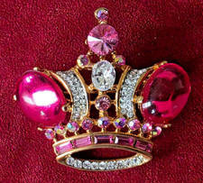 Butler & Wilson LARGE Pink &