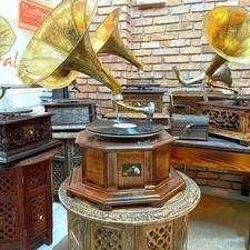 Antique HMV Gramophone, Fully
