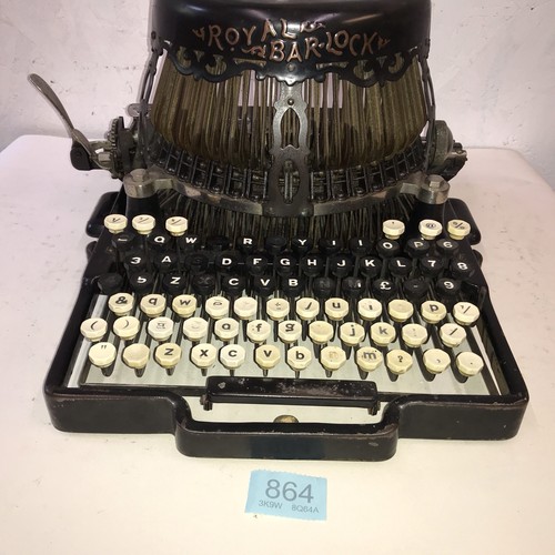 Royal bar lock typewriter - royal, bar-lock
