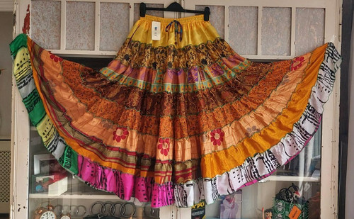 Vibrant multi colour tiered - multi-colour,