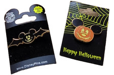 Halloween decoration bundle with Walt Disney pin badges, tea light holders etc.
