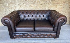 Brown Chesterfield sofa 2