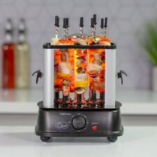 Quest 10 Skewer Rotating Kebab Grill Machine 800W Indoor BBQ Cooker Timer