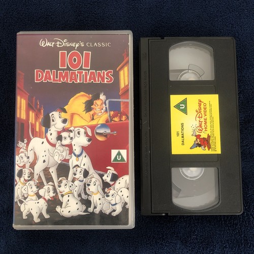Walt disney 101 dalmatians vhs - walt,