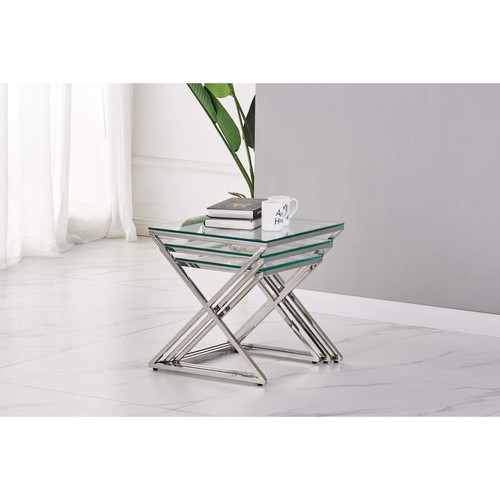 Clear glass nest - clear, of