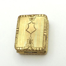 Antique Stamp Match Case Vesta