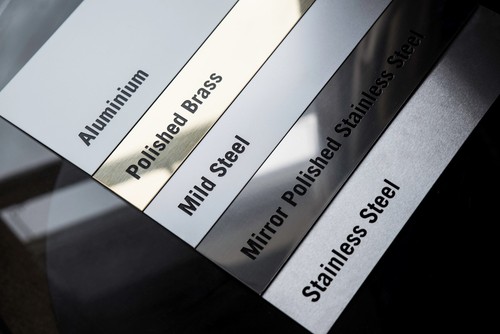 Sheet metal flat plate brushed - plate,