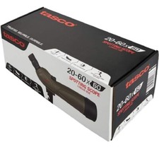 Tasco Spotting Scope 20-60 x60 Angled Eyepiece Coated Lenses Inc Tripod & Case