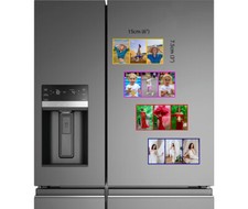 Frame Fridge Magnet Personalised Choose Colour Custom Photo Picture Present Art