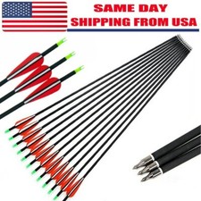 12Pcs 28/30 Carbon Arrows