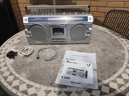 Sharp 5454e boombox stereo - gf-5454e,
