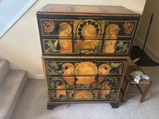 Mucha decoupage chest of draws