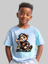 Boys teddy bear and - black, hat