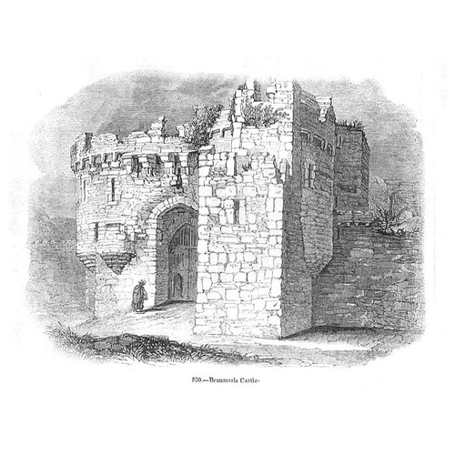 Beaumaris castle antique - beaumaris,