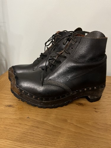 Black men clog boots size - men’s,