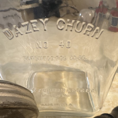 Dazey churn 40 - no., butter