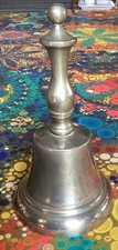 Vintage Heavy Handbell Silver