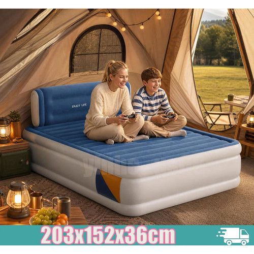 Queen inflatable air bed - inflatable,
