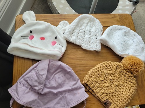 Baby hat bundle - months, h&m
