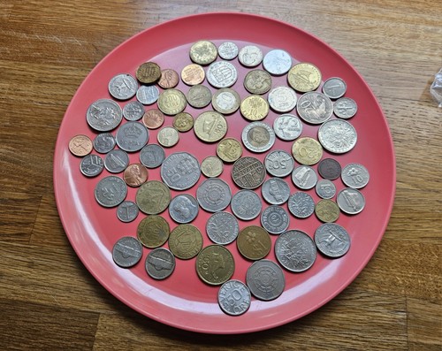 Old foreign coins - old, cash