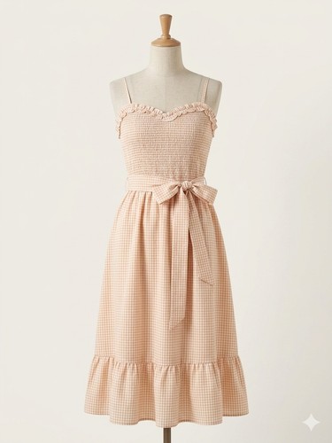 Sassycat gingham smocked - gingham,