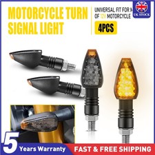 4PCS Yellow Bullet Motorcycle