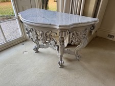 Fabulous Italian Marble Top Console Table an absolutely stunning piece 