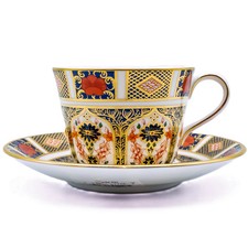 Royal Crown Derby Imari 1128 Tea Cup & Saucer - Replacements 2nd Quality