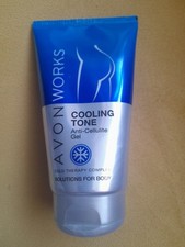 Avon Works Solutions Cooling Tone Anti-Cellulite Gel Rare Discontinued Item