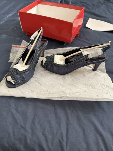 Women navy blue sabatine - navy,