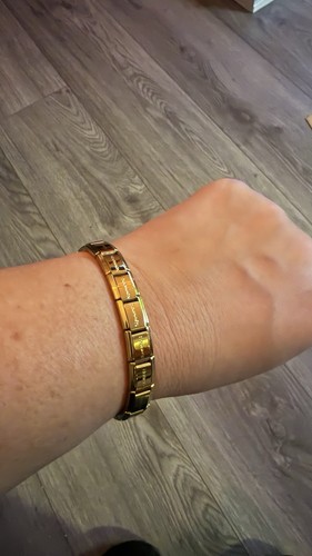 Gold bracelet with - bracelet,