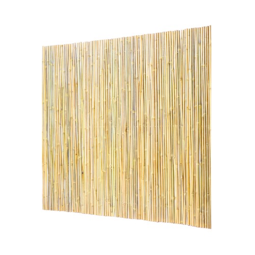 Natural rolled bamboo - natural, fence