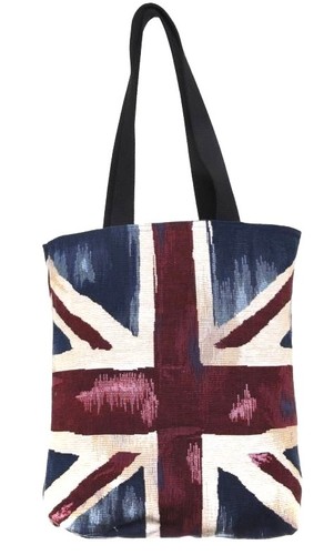 Belgian tapestry shopping - tapestry, tote