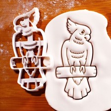 Cockatoo on Perch Cookie