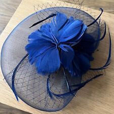 Navy Blue Fascinator Headpiece Alice Band Ladies New without tags Wedding Race