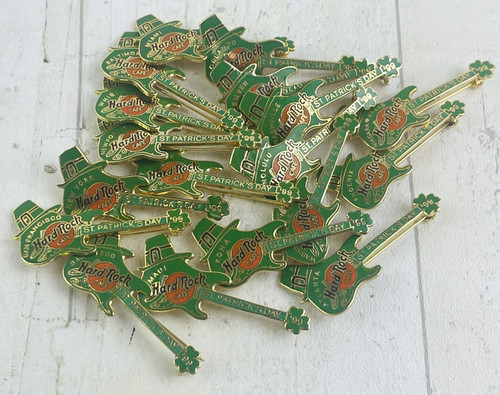Hard rock cafe enamel badges - cafe,