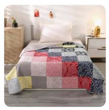 Patchwork Style Single Quilted