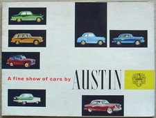 AUSTIN CAR RANGE Sales Brochure 1959 #1697 METROPOLITAN A35 A55 A40 A95 A105