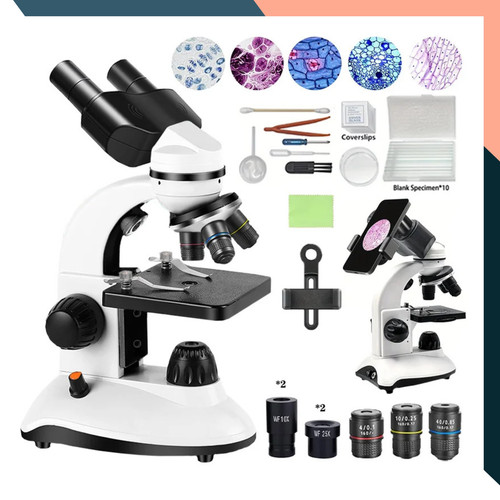 Binocular microscope 40x 1000x - microscope, 40x-1000x