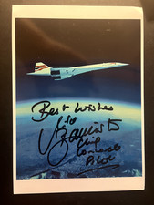 MIKE BANNISTER - CONCORDE PILOT - SIGNED COLOUR PHOTOGRAPH