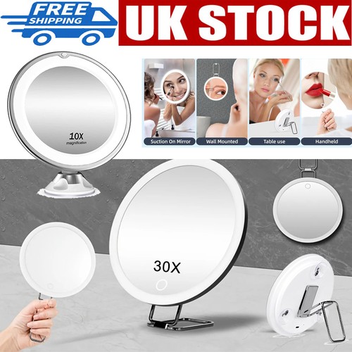 30x magnifying mirror - magnifying, with