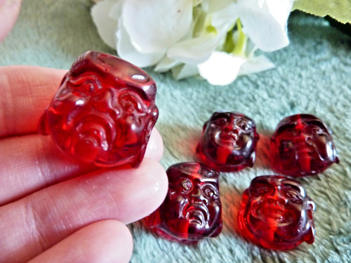 Rare art deco cherry red - cherry,