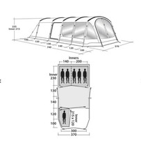 Outwell Vermont XL 6-Person Tent