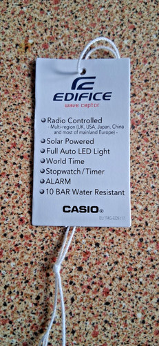 Casio edifice mens solar multi - casio,