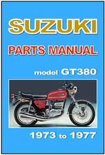 SUZUKI Parts Manual GT380 1973
